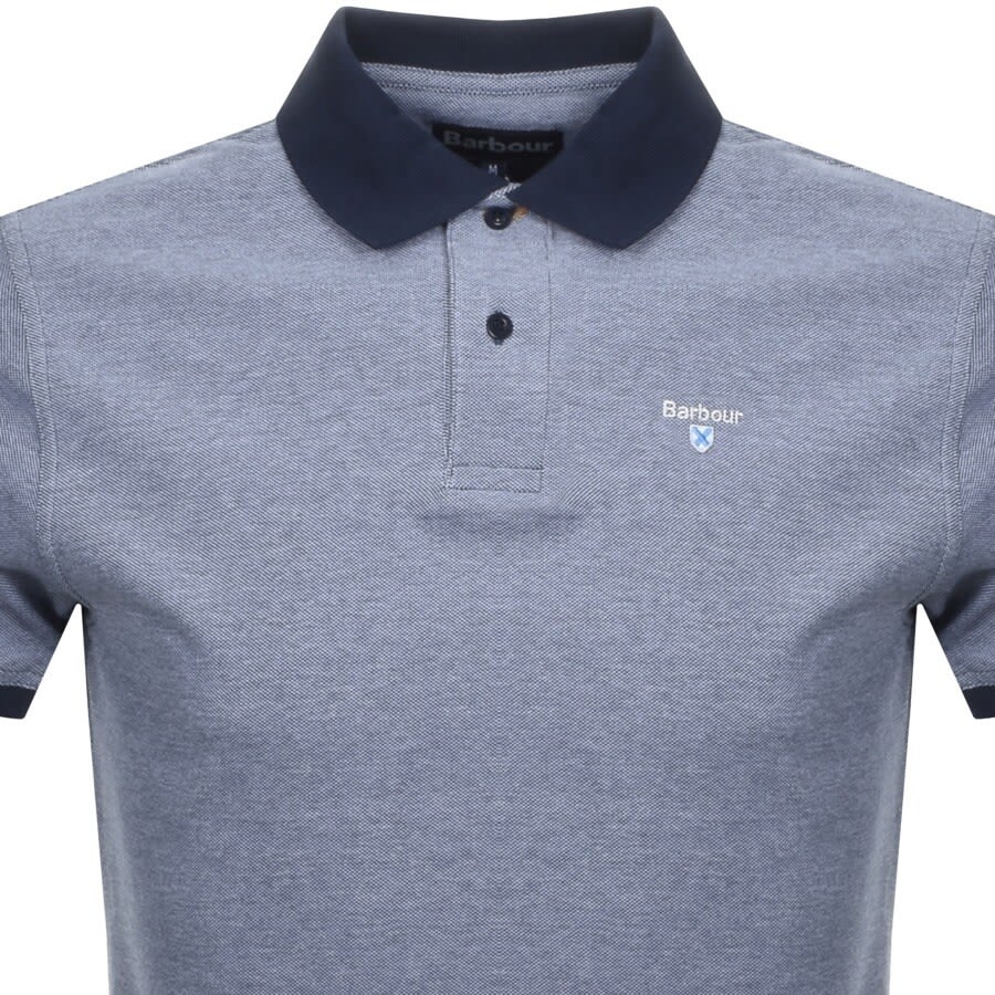 Barbour Sports Polo T Shirt Blue